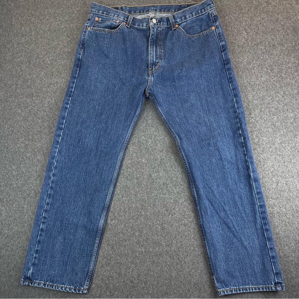 Levis 505 Straight Leg Jeans Mens 38x29